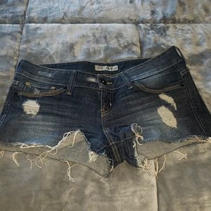 Guess Denim shorts (distressed)